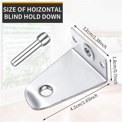 how to install metal hold down brackets for blinds|magnetic hold down blind brackets.